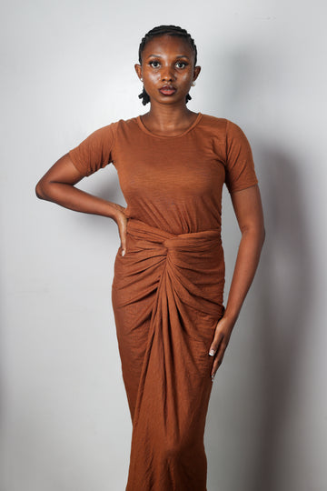 Brown Tee Iro and buba