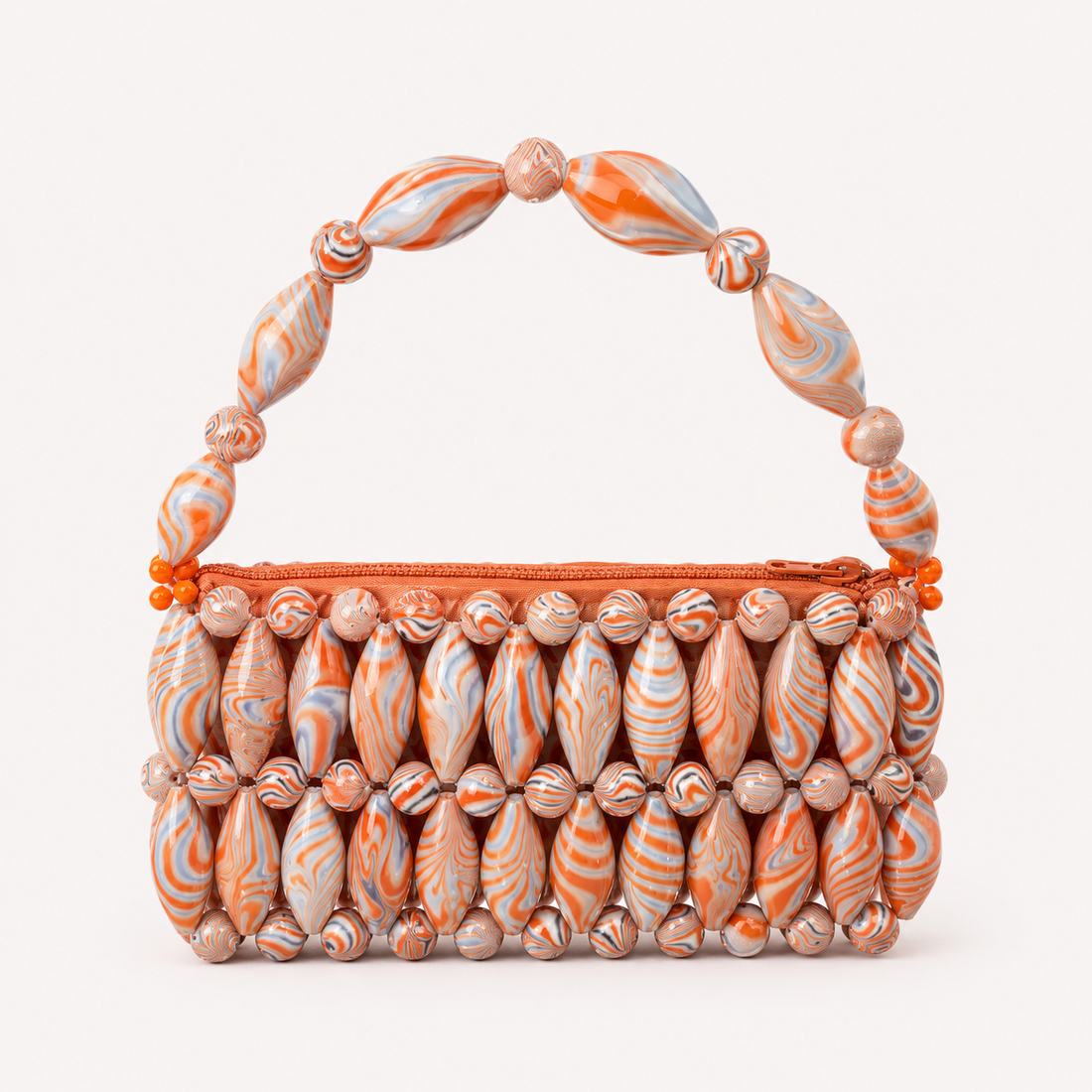 Shakira Marble Beaded Bag