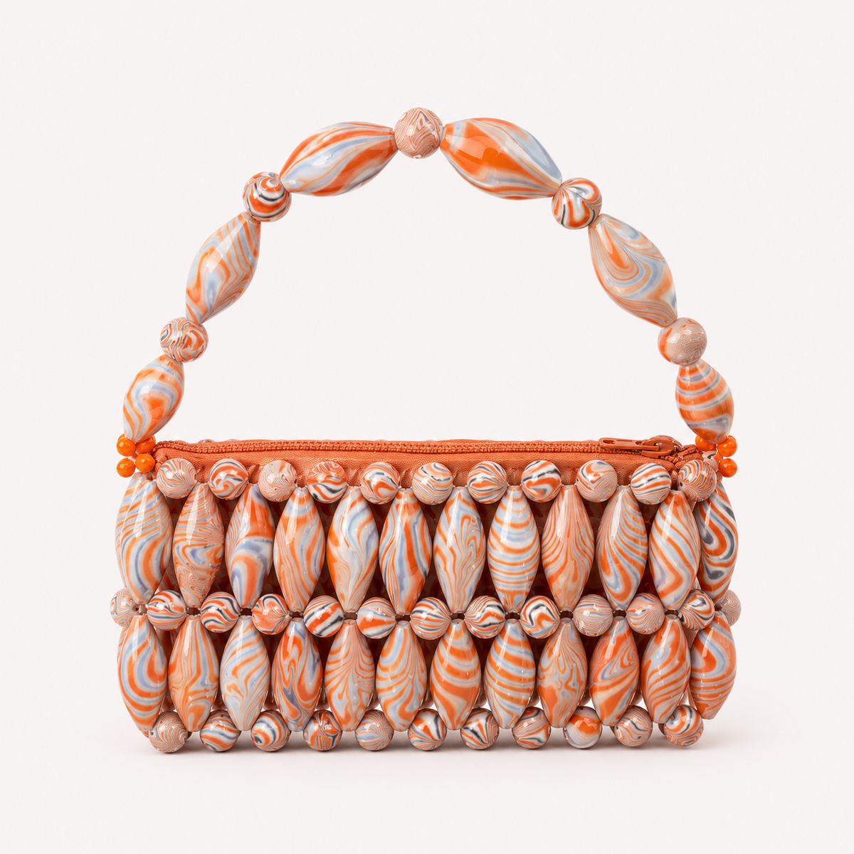 Shakira Marble Beaded Bag