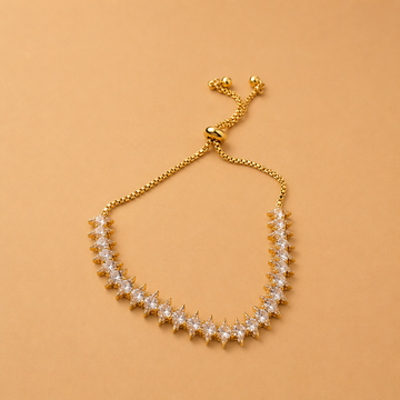 Cubic Zirconia Crystals Bracelet