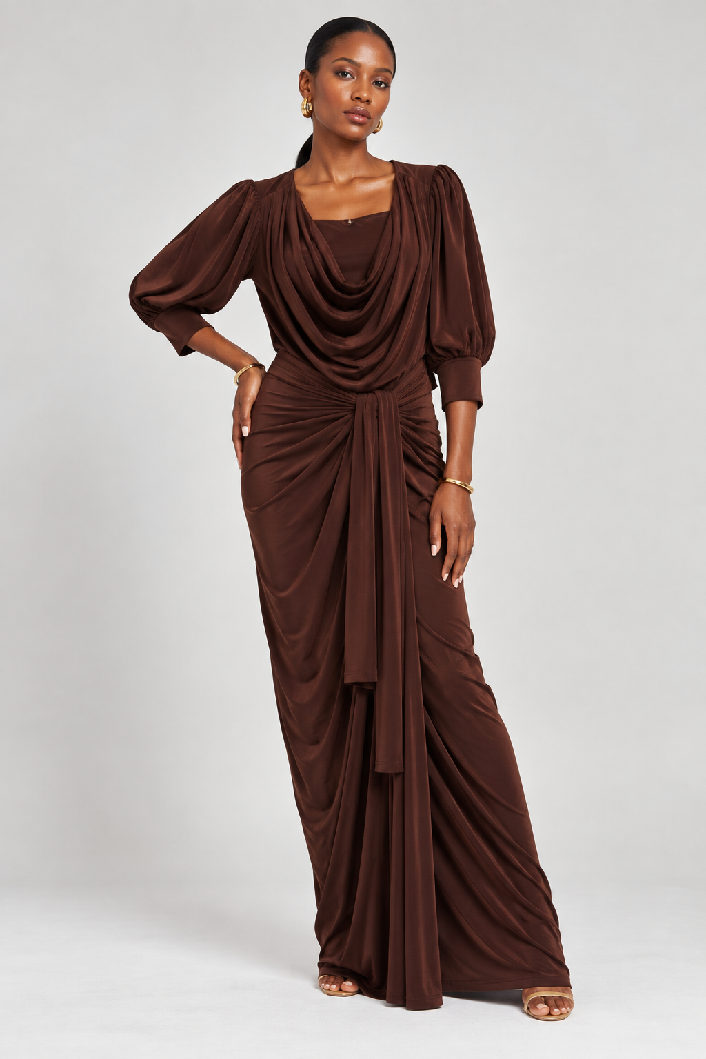Cowl-Neck Iro and Buba