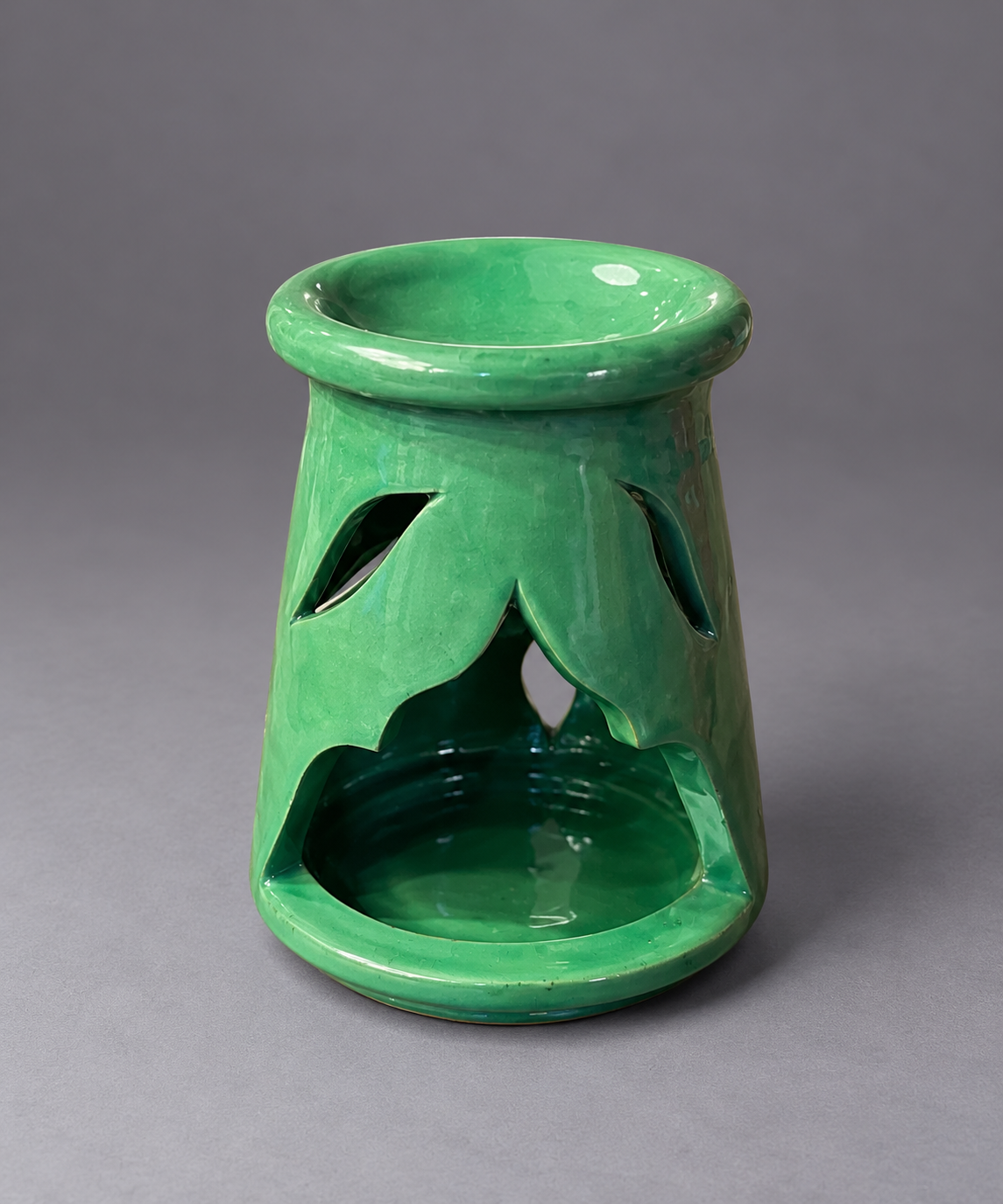 Glazed Ceramic Essential Oil Burner & Wax Warmer
