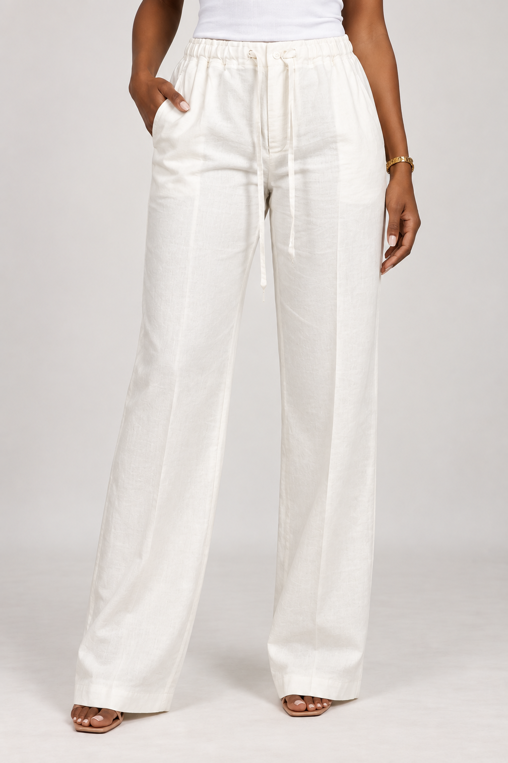 Off-White Linen Trousers