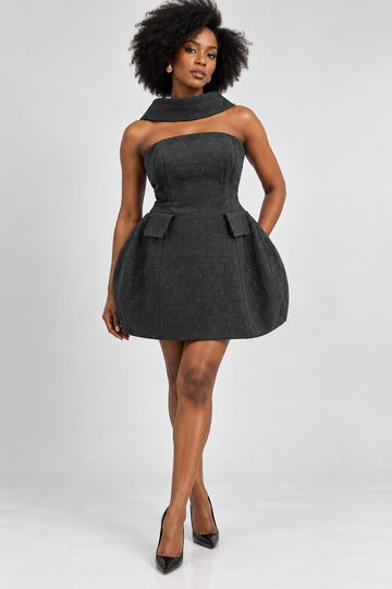 Aso-oke corset dress