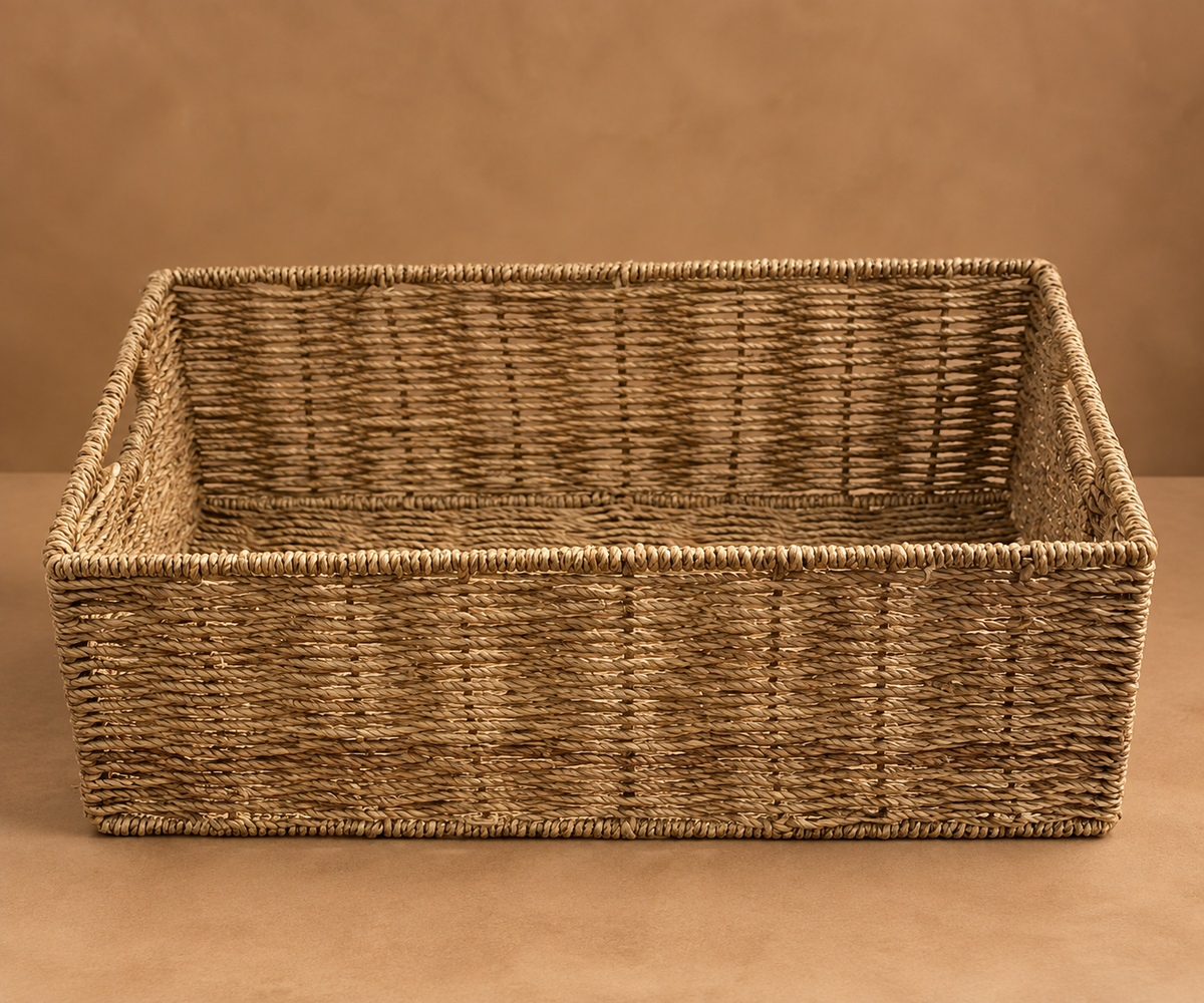 Raffia Storage Basket
