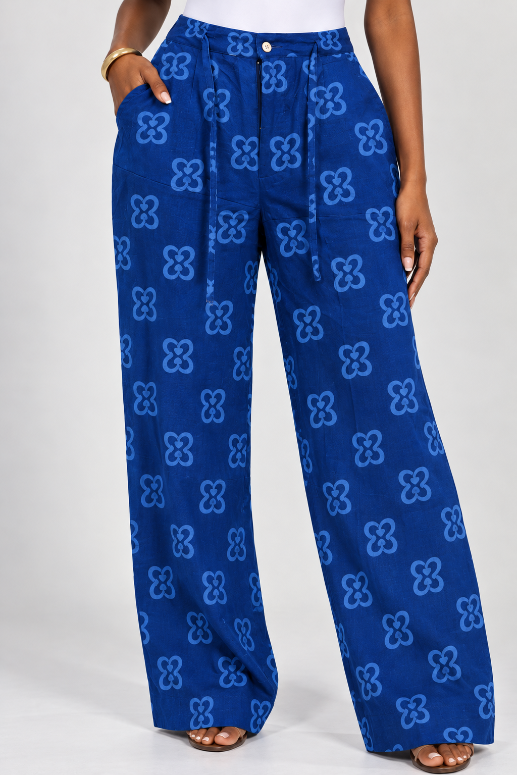 Denim Palazzo pants