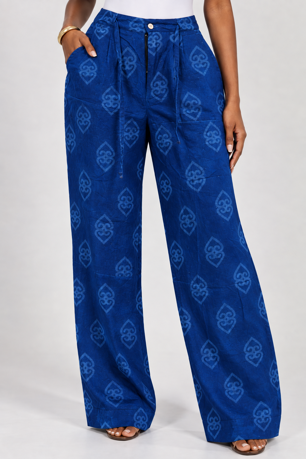 Denim Palazzo pants