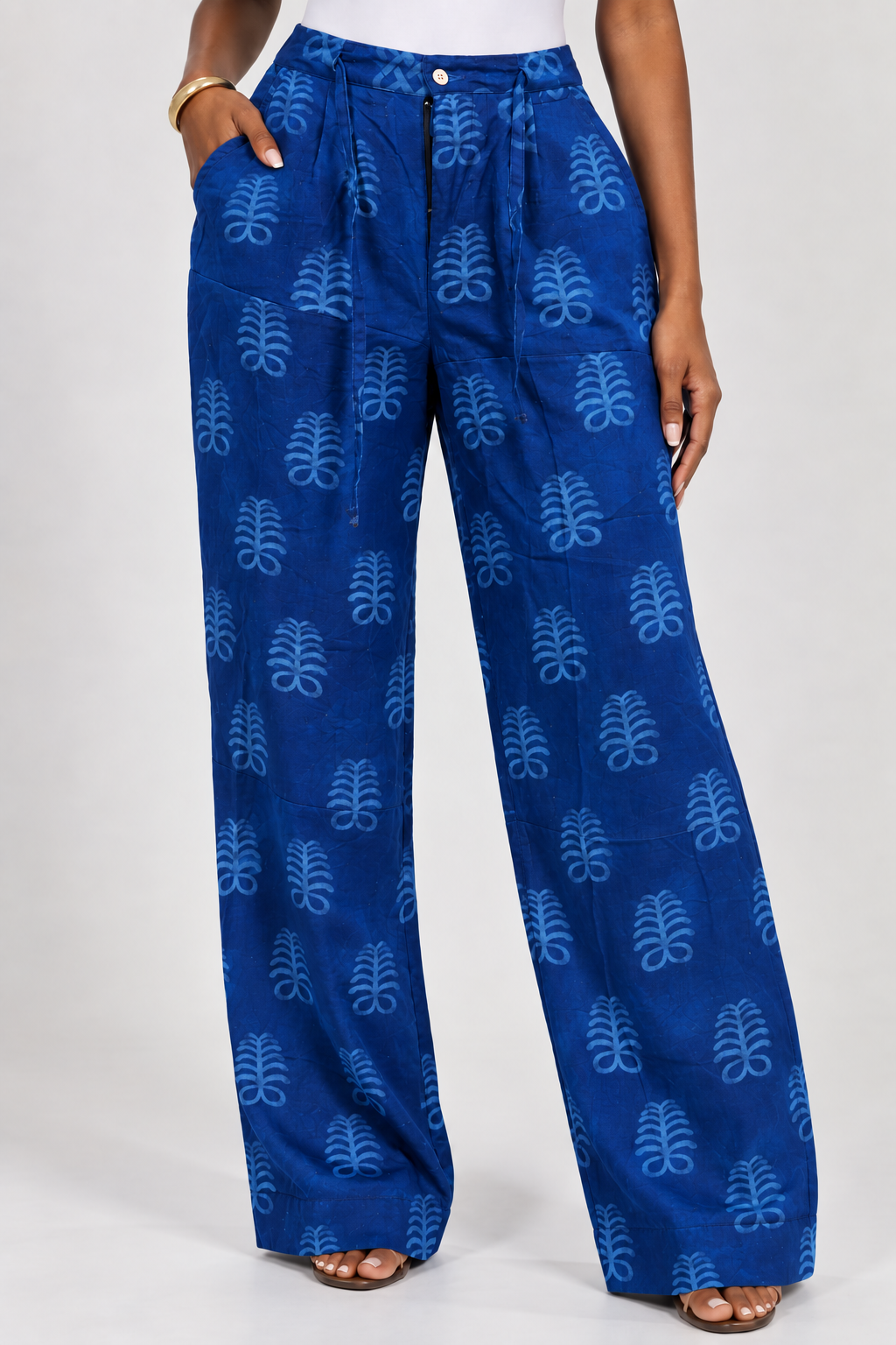 Denim Palazzo pants