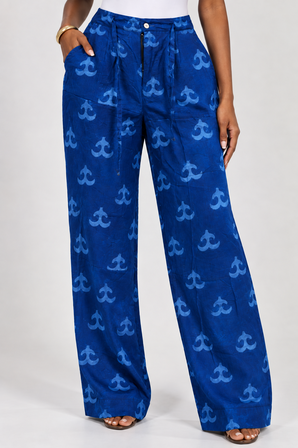 Denim Palazzo pants