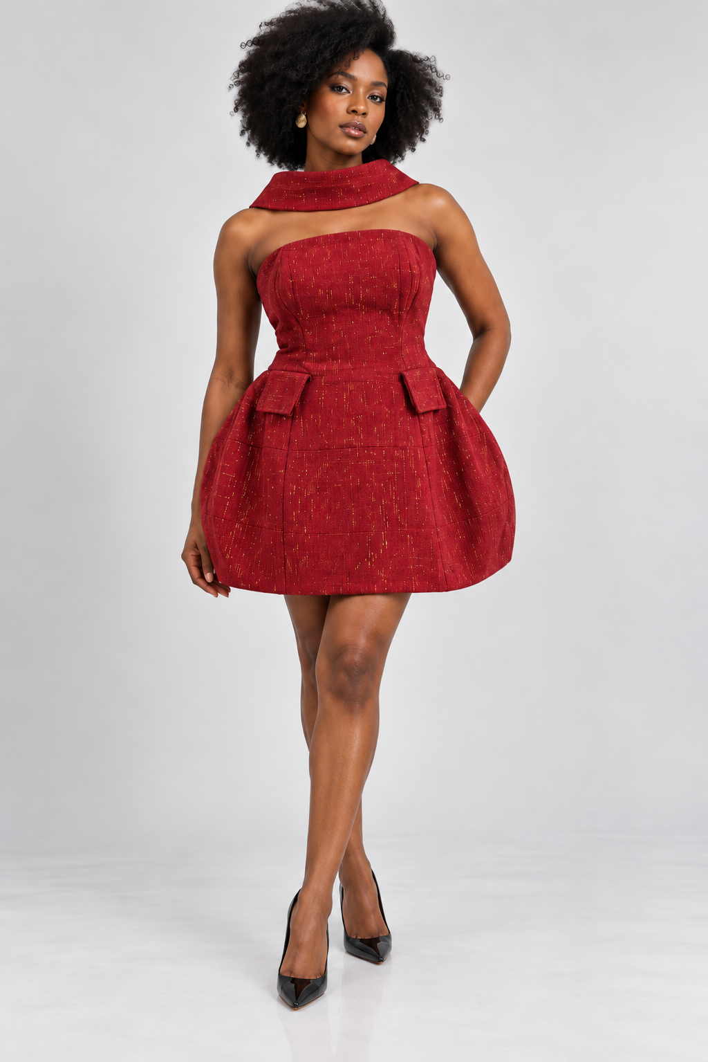 Aso-oke corset dress