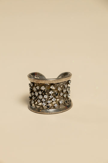 Gold Engraved Statement RIng
