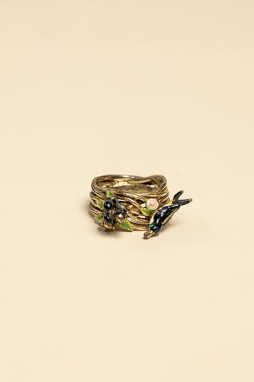 Les Nereides Swallows statement ring