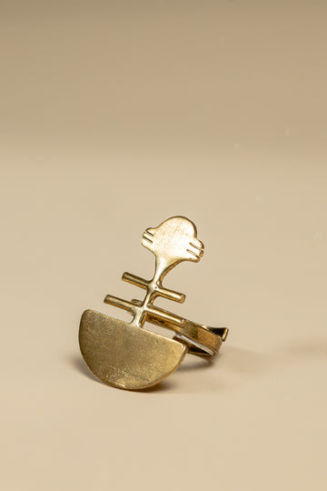 Dakar Fishbone Statement Ring