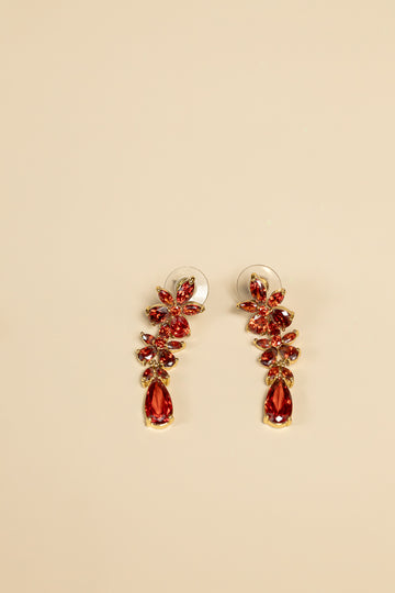 Floral Drop Earings