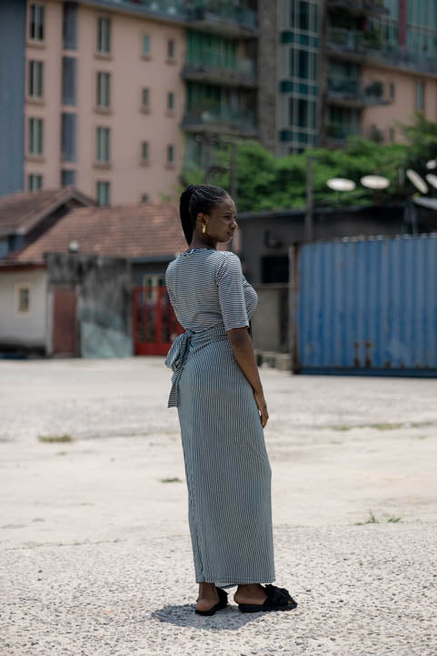 Monochrome Tee Iro and Buba